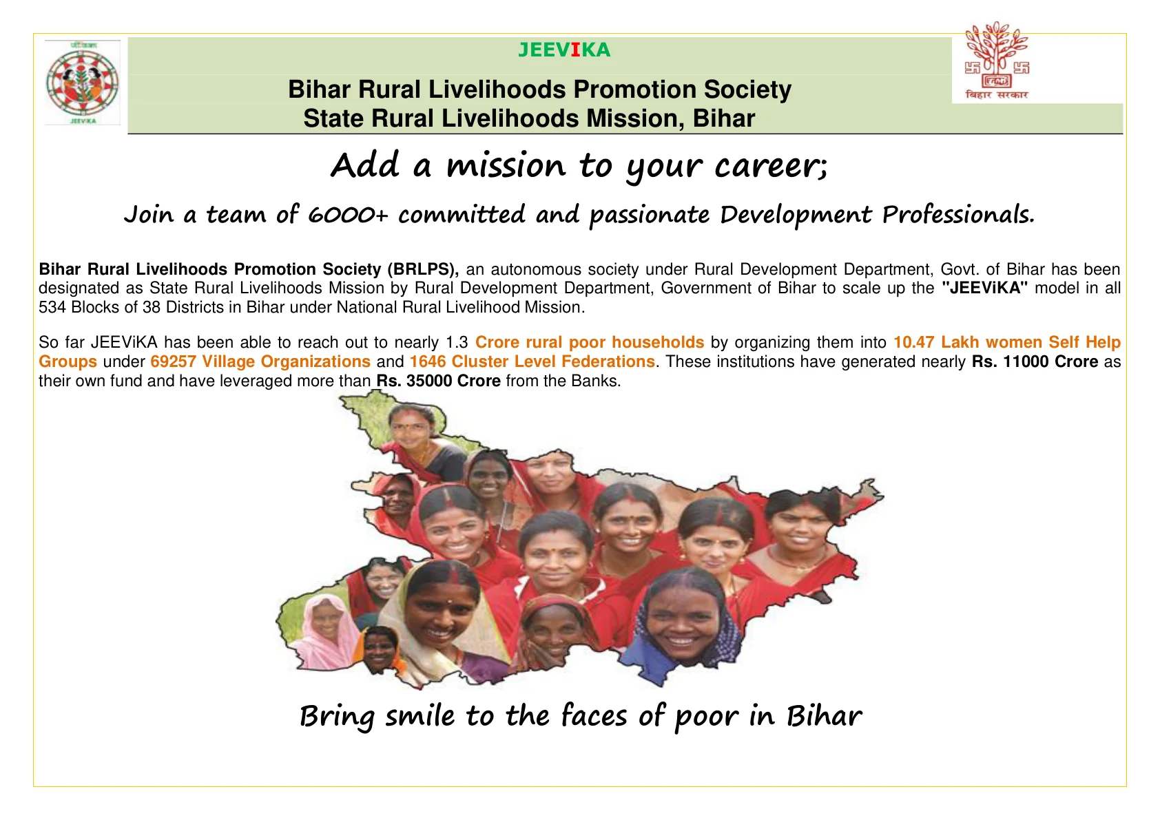 Official Scorecard Link for Bihar Jeevika Final Result 2026: how to check BRLPS result for BPM, Livelihood Specialist, Accountant and Area Coordinator