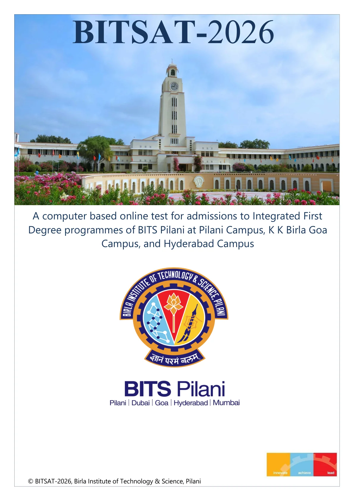 Official Recruitment Notification for BITSAT Session 2 2026 Registration Is Open: Check Dates, Eligibility, Fee and How to Apply Online